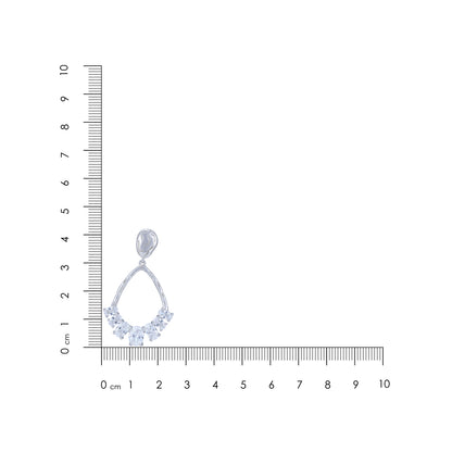 925_Sterling_Silver_Open_Teardrop_Cluster_Crystal_Drop_Earring_for_Women_2