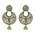 925 Sterling Silver Ornate Dual-Tone Bloom Earrings for Women