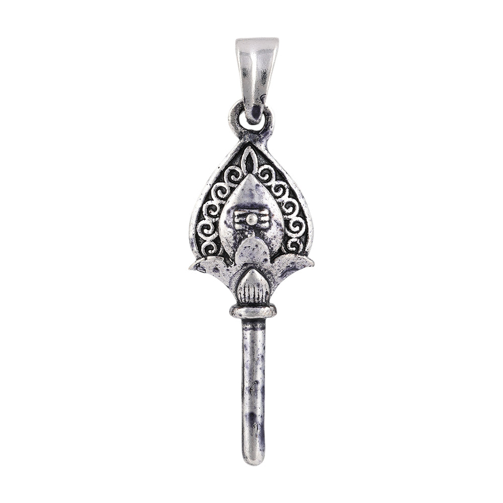 925 Sterling Silver Oxidized Murugan Vel Pendants for Men and Women