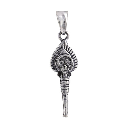 925 Sterling Silver Oxidized Om Vel Pendants for Men and Women