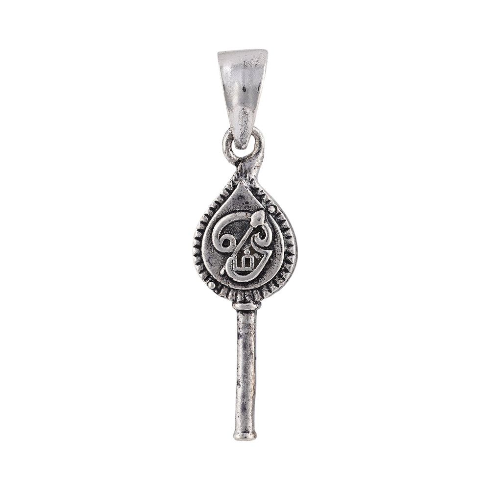 925 Sterling Silver Oxidized Panchalogam Murugan Vel Pendants for Men and Women