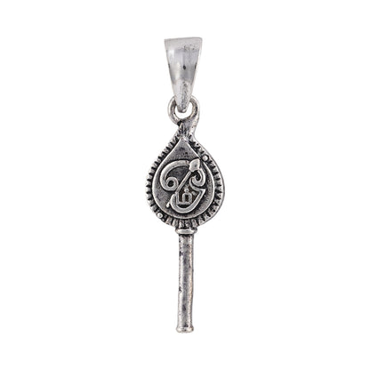 925 Sterling Silver Oxidized Panchalogam Murugan Vel Pendants for Men and Women