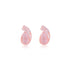 925 Sterling Silver Pear Shaped Pearl Accent Stone Earrings For Women