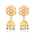 925 Sterling Silver Pearl Cascade Jhumka Earrings