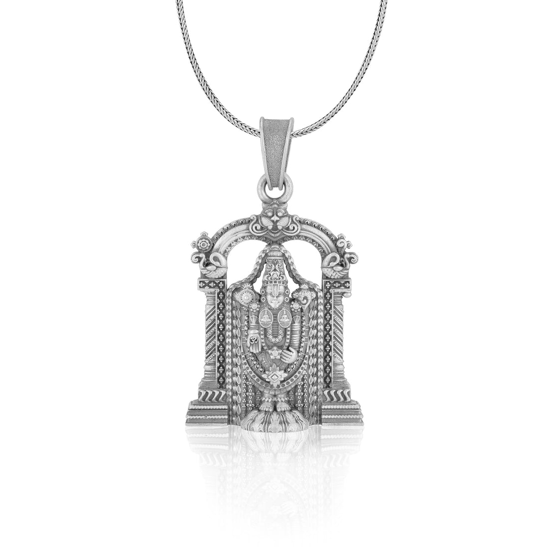 925 Sterling Silver Perumal Divine Idol Oxidised Pendants For Men &amp; Women