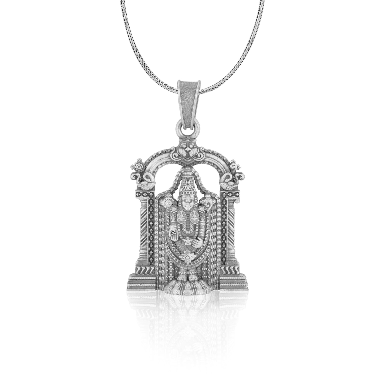 925 Sterling Silver Perumal Divine Idol Oxidised Pendants For Men &amp; Women