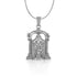 925 Sterling Silver Perumal Divine Idol Oxidised Pendants For Men & Women