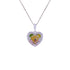 925 Sterling Silver Puppy Love Rhodium Plated Pendant For Kids