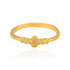 925 Sterling Silver Regal Bloom Gold Plated Ring for Women