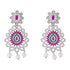 925 Sterling Silver Rhodium Dazzling Earring