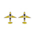 925 Sterling Silver Rhodium Plated Cloudrider Stud For Kids