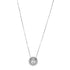 925 Sterling Silver Rhodium Plated Initial N Heart Pendant Chain For Women