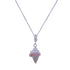 925 Sterling Silver Rhodium Plated Melty Gelato Pendant For Kids
