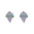 925 Sterling Silver Rhodium Plated Melty Magic Stud For Kids