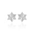 925 Sterling Silver Rhodium Plated Northstar Shine Stud for Women