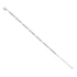 925 Sterling Silver Rhodium Plated Shimmering Tube Cut Bracelets For Kids
