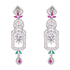 925 Sterling Silver Rhodium Radiance Earring