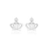 925 Sterling Silver Royal Helix Crown Earrings For Women
