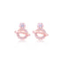 925 Sterling Silver Ringed Orb Earrings For Women