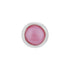 925 Sterling Silver Rosaline Moonstone Rhodium Plated Nosepin For Women