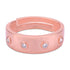 925 Sterling Silver Rose Gold Finish Bold Flat Band Ring for Men