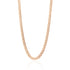 925 Sterling Silver Rose Gold Plated Dominus Curb Chain for Men