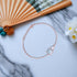 925 Sterling Silver Rose Gold Pristine Sparkle Bracelet For Women