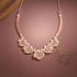 925 Sterling Silver Rosegold Clustered Heart Swirl Necklace For Women
