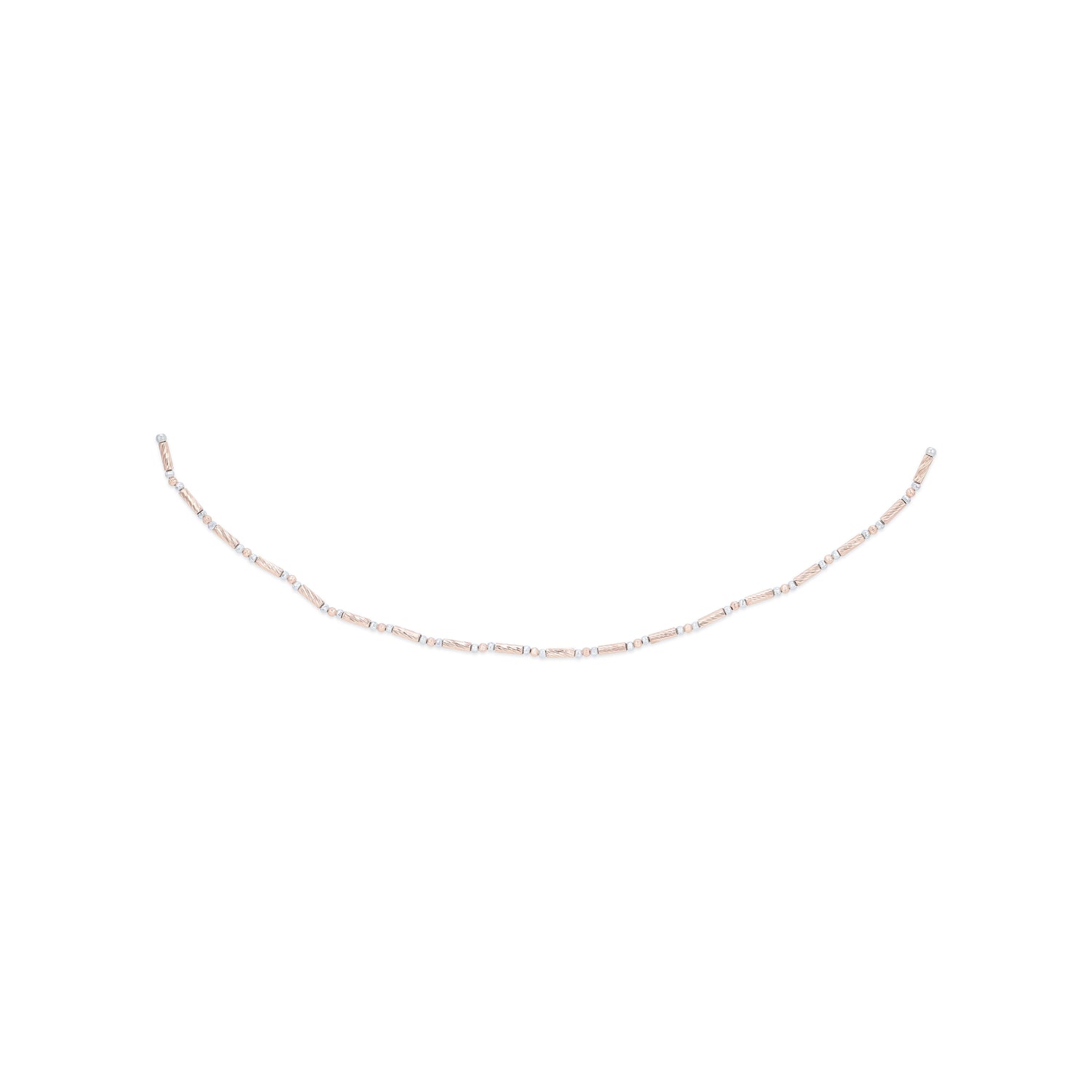 925 Sterling Silver Rosegold Convertible Bracelet Anklet Ring for Women