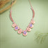 925 Sterling Silver Rosegold Plum Blossom Radiance Necklace For Women