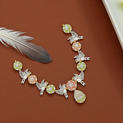 925 Sterling Silver Royal Aviary Necklace for Women