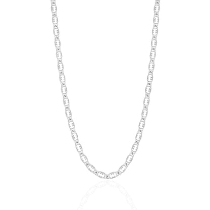 925 Sterling Silver Royal Crest Statement Chain for Men