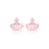 925 Sterling Silver Royal Helix Crown Earrings For Women