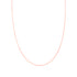 925 Sterling Silver Sculpted Rope Rose Gold Plated Chain for Women