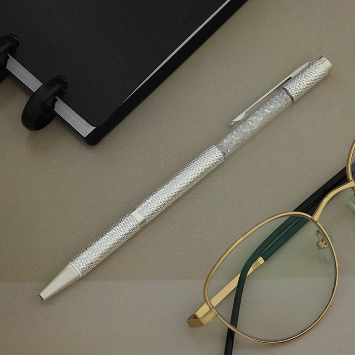 925 Sterling Silver Shimmer Trance Roller Pen for Men