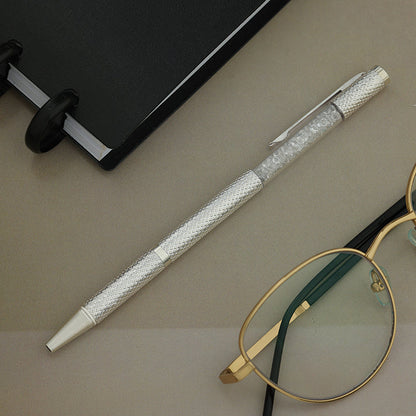 925 Sterling Silver Shimmer Trance Roller Pen for Men