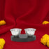 925 Sterling Silver Sleek Bowl Set Rosewood Base For Rituals