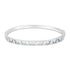 925 Sterling Silver Sleek Princess-Cut Zircon Kada for Women