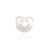 925 Sterling Silver Smiley Soul Heart Charm Pendant for Women