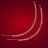 925 Sterling Silver Subtle Chain Halo Drop Anklets For Women
