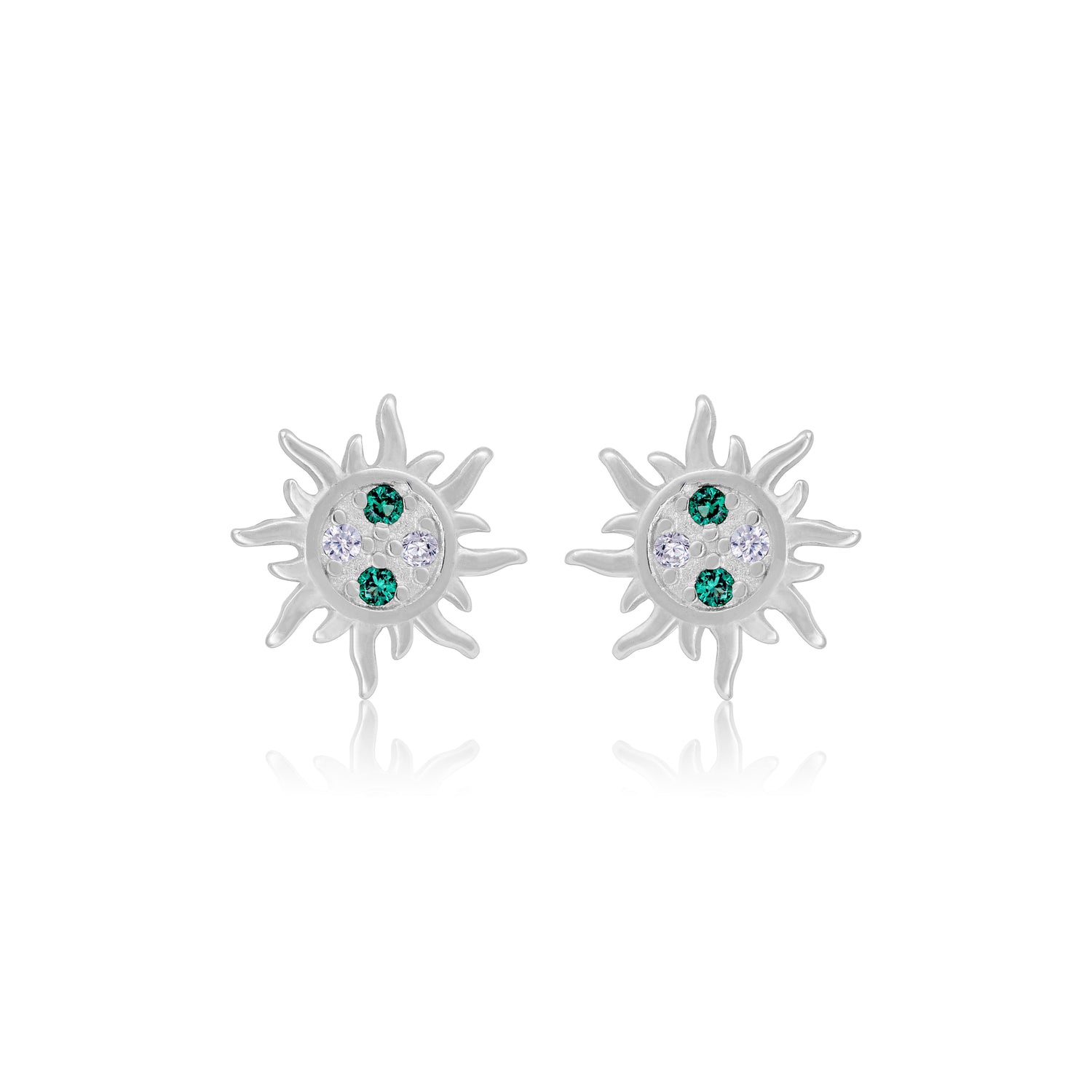 925 Sterling Silver SunSpark Radiant Earring For Women