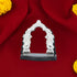 925 Sterling Silver Thiruvachi Frame Rosewood Highlight For Pooja