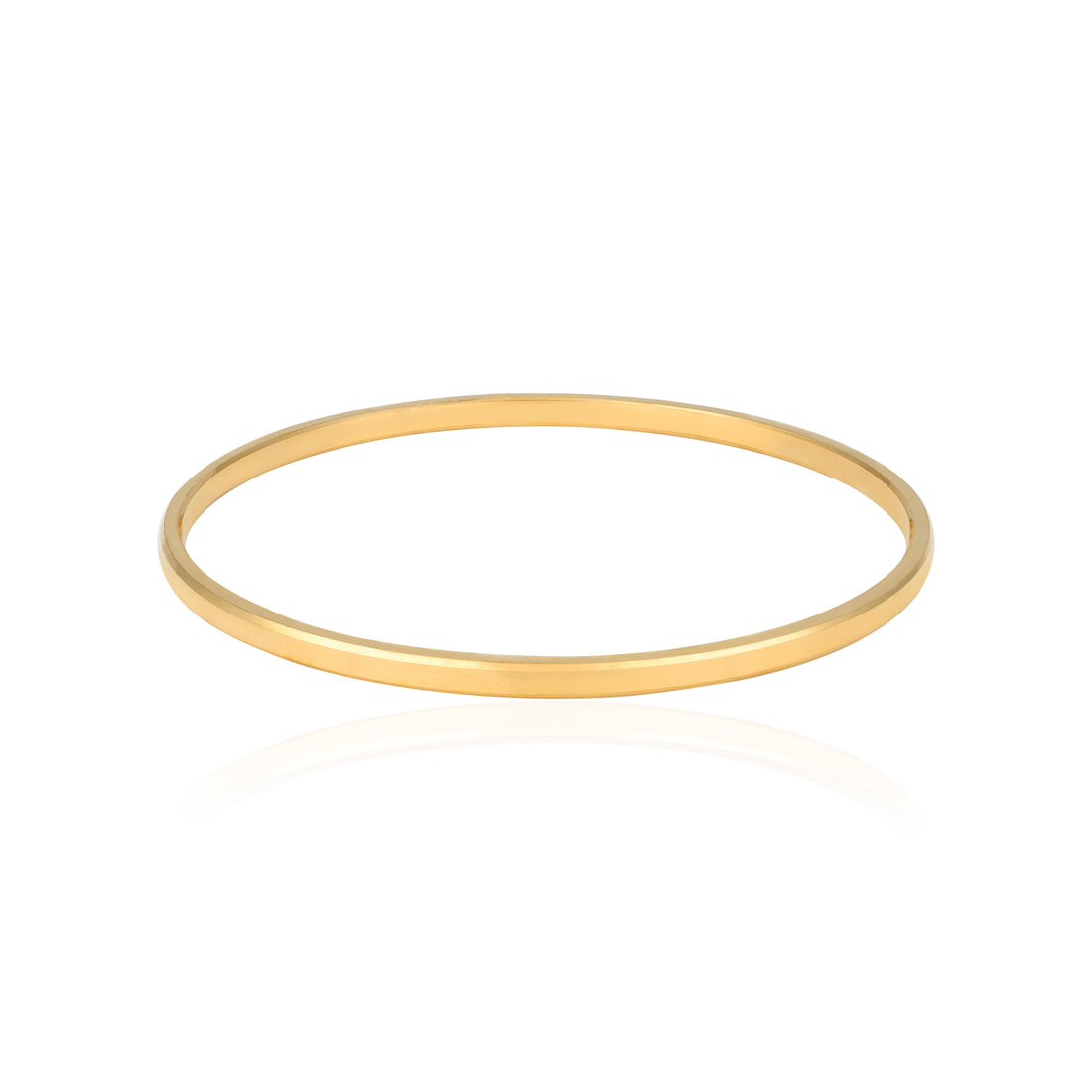 925 Sterling Silver Timeless Gold Plated Elegant Kada for Men