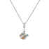 925 Sterling Silver Tiny Treasure Rhodium Plated Pendant For Kids
