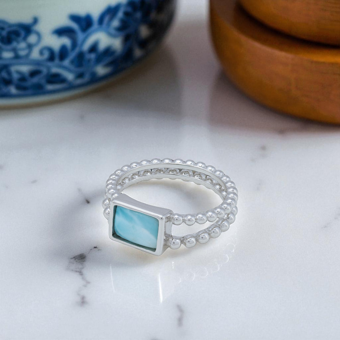925 Sterling Silver Trellis Quadrilateral Rings For  Women