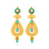 925 Sterling Silver Turquoise Cascade Earring