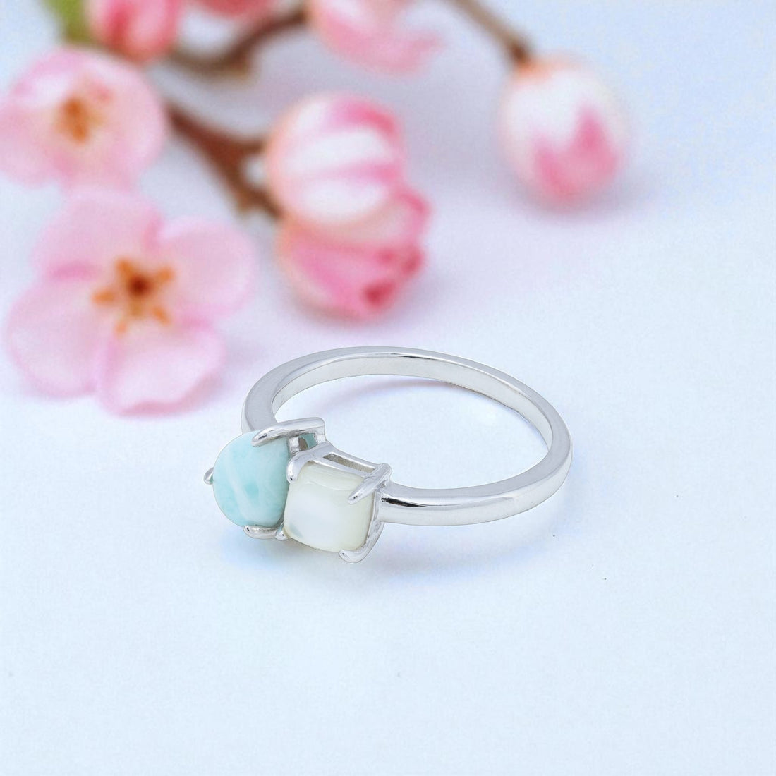 925 Sterling Silver Twilight Teardrop Rings For Women