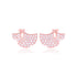 925 Sterling Silver Twin Ginkgo Leaves Earrings For Women