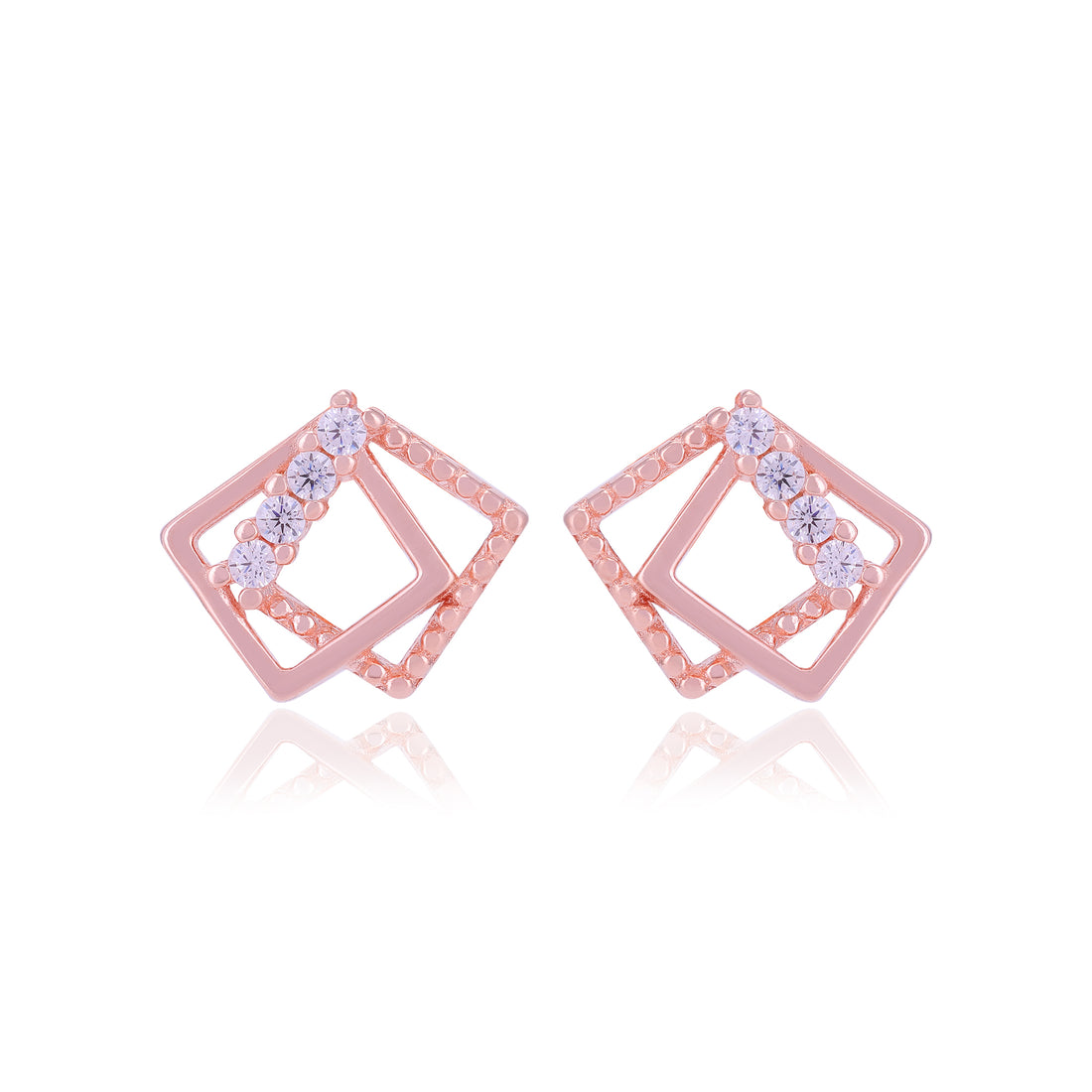 925 Sterling Silver Twisted Angle Earrings For Women