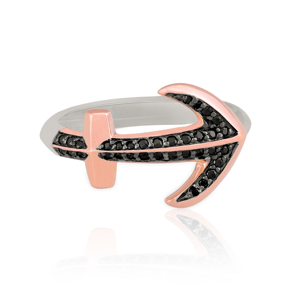 925  Two Tone Elite Kedge Ring